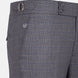 Sander Silver Checked Formal Italian Pant - John Ellies