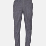 Sander Silver Checked Formal Italian Pant - John Ellies