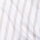 Ardine Cream Stripe Cotton Shirt - John Ellies