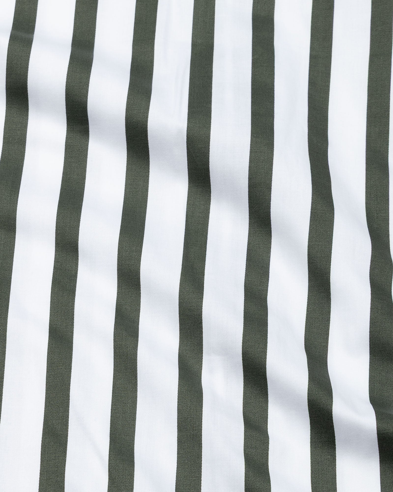 Ardine Green Stripe Cotton Shirt - John Ellies
