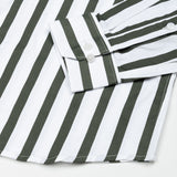 Ardine Green Stripe Cotton Shirt - John Ellies