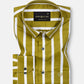 Taren Mustard Stripe Cotton Shirt - John Ellies