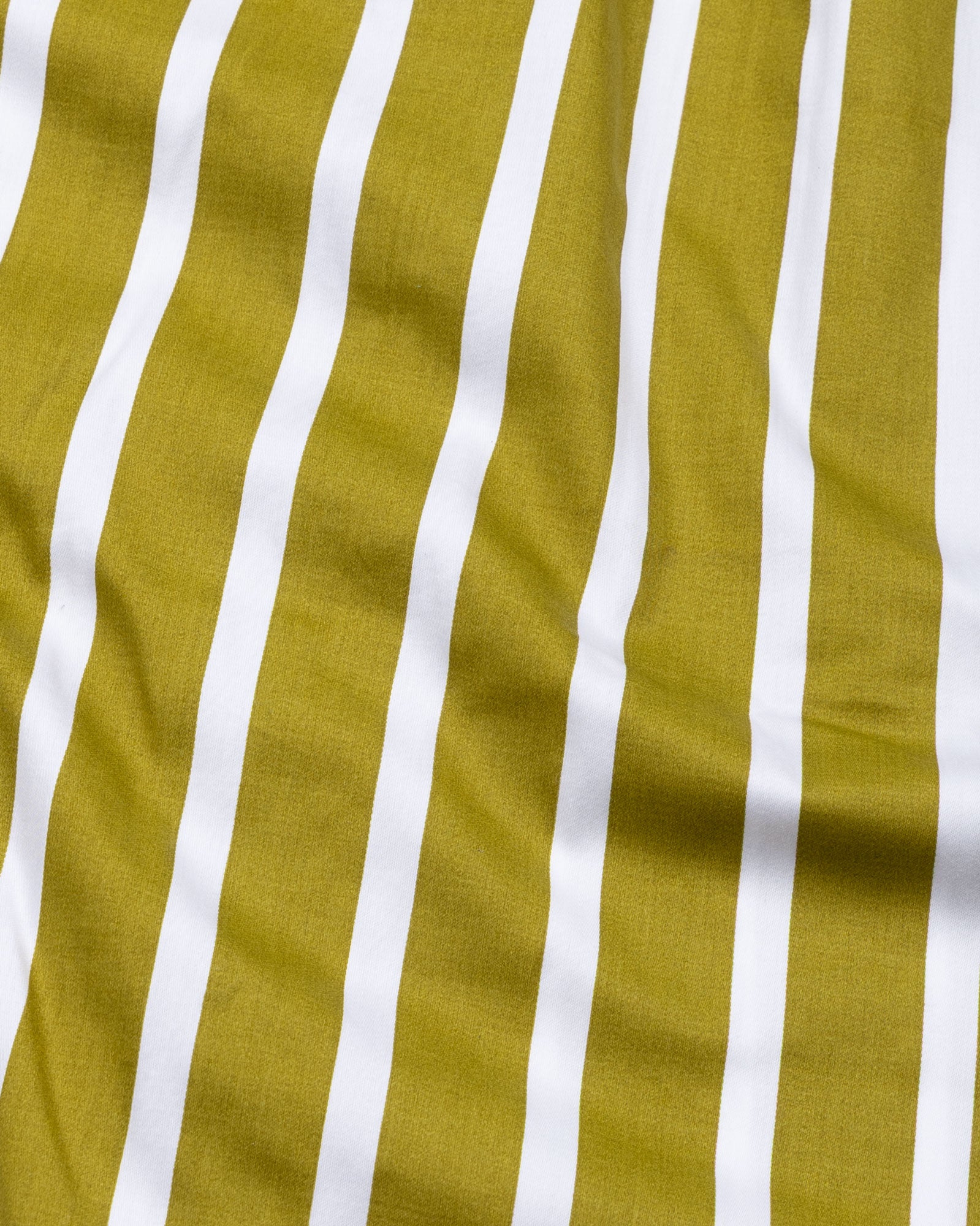 Taren Mustard Stripe Cotton Shirt - John Ellies