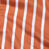 Taren Orange Stripe Cotton Shirt - John Ellies