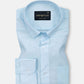 Fauren Sky Blue Plain Luxurious Linen Shirt - John Ellies