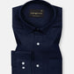 Fauren Navy Blue Plain Luxurious Linen Shirt - John Ellies