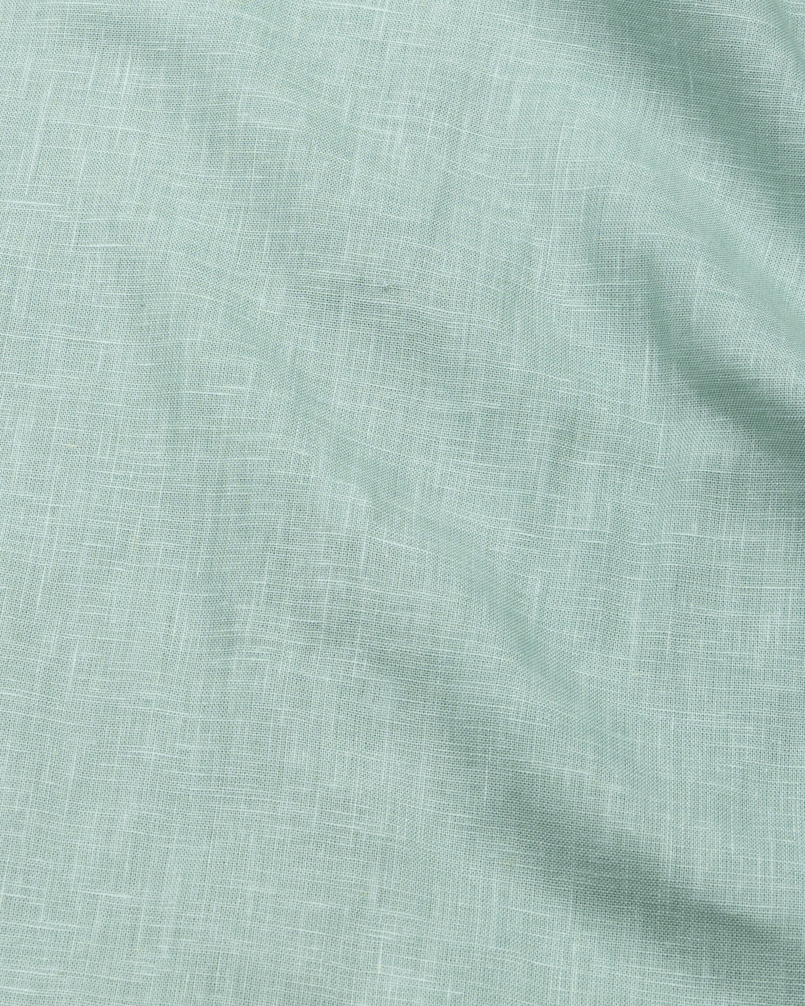 Fauren Olive Plain Luxurious Linen Shirt - John Ellies