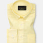 Fauren Yellow Plain Luxurious Linen Shirt - John Ellies