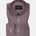 Fauren Brown Plain Luxurious Linen Shirt - John Ellies