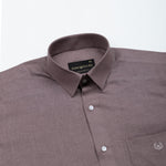 Fauren Brown Plain Luxurious Linen Shirt - John Ellies