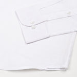 Fauren White Plain Luxurious Linen Shirt - John Ellies