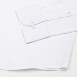 Fauren White Plain Luxurious Linen Shirt - John Ellies