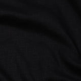 Fauren Black Plain Luxurious Linen Shirt - John Ellies