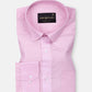 Fauren Pink Plain Luxurious Linen Shirt - John Ellies