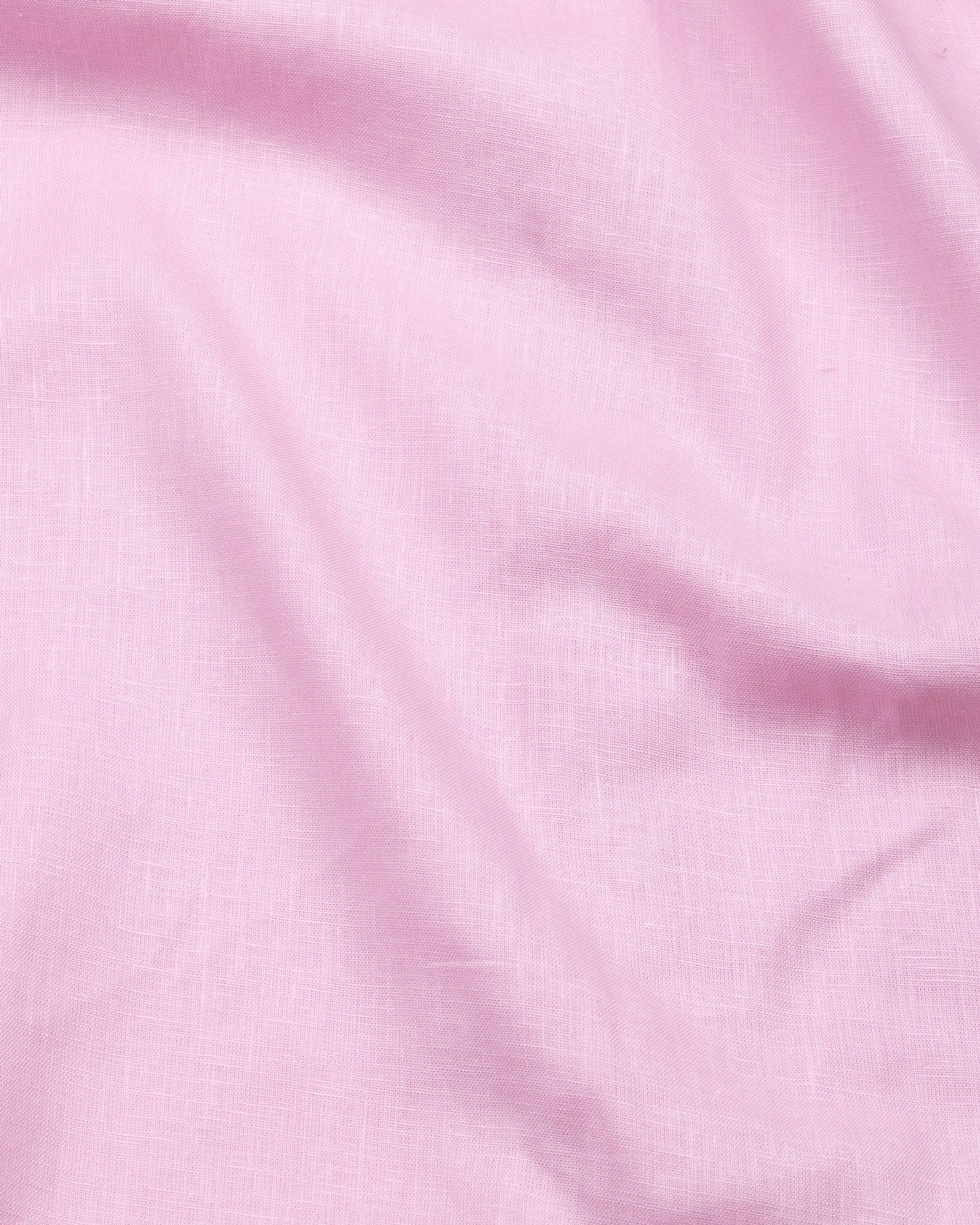 Fauren Pink Plain Luxurious Linen Shirt - John Ellies
