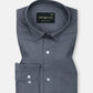 Fauren Grey Plain Luxurious Linen Shirt - John Ellies