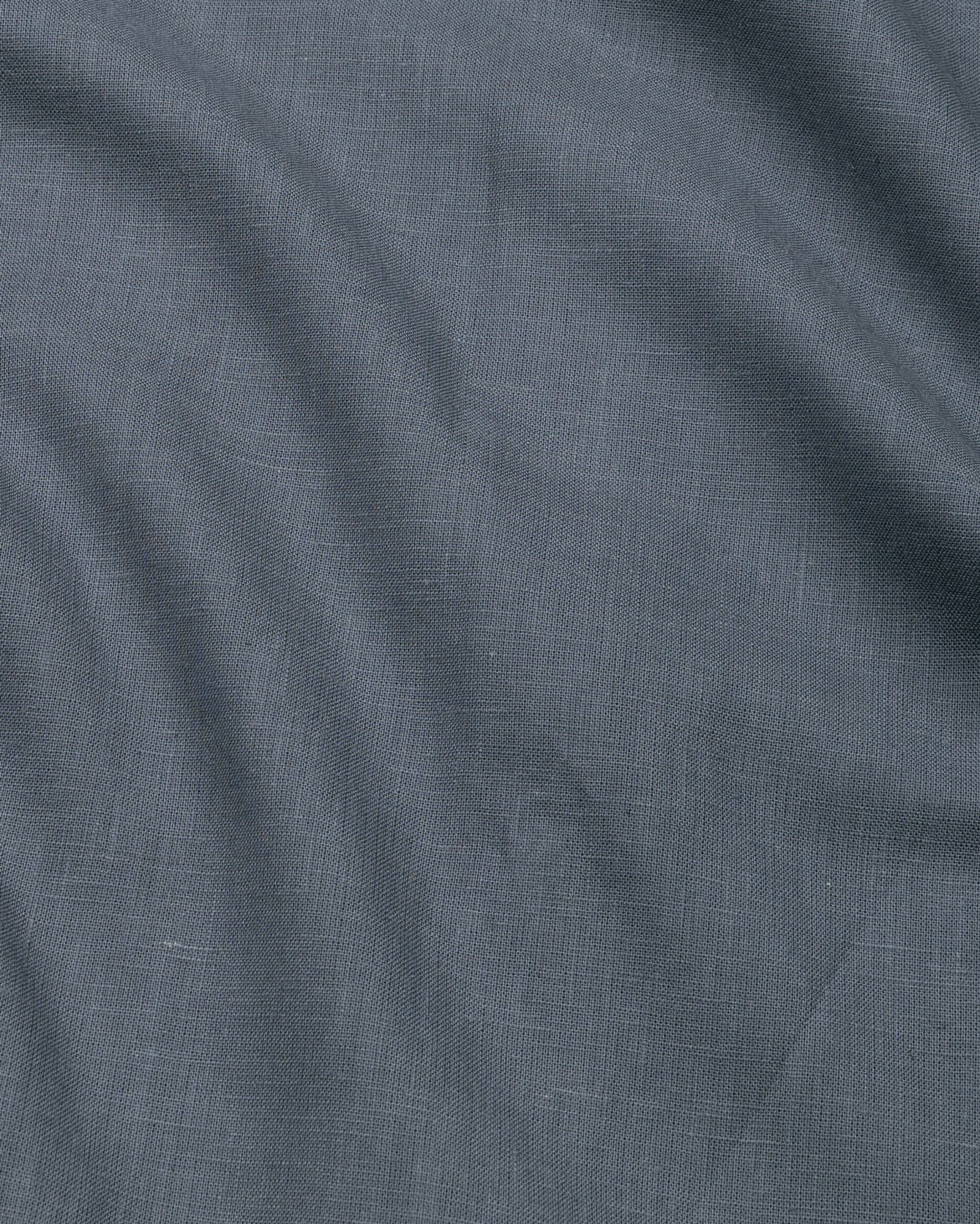 Fauren Grey Plain Luxurious Linen Shirt - John Ellies
