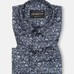 Rhanel Grey Cotton Printed Shirt - John Ellies
