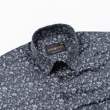 Rhanel Grey Cotton Printed Shirt - John Ellies