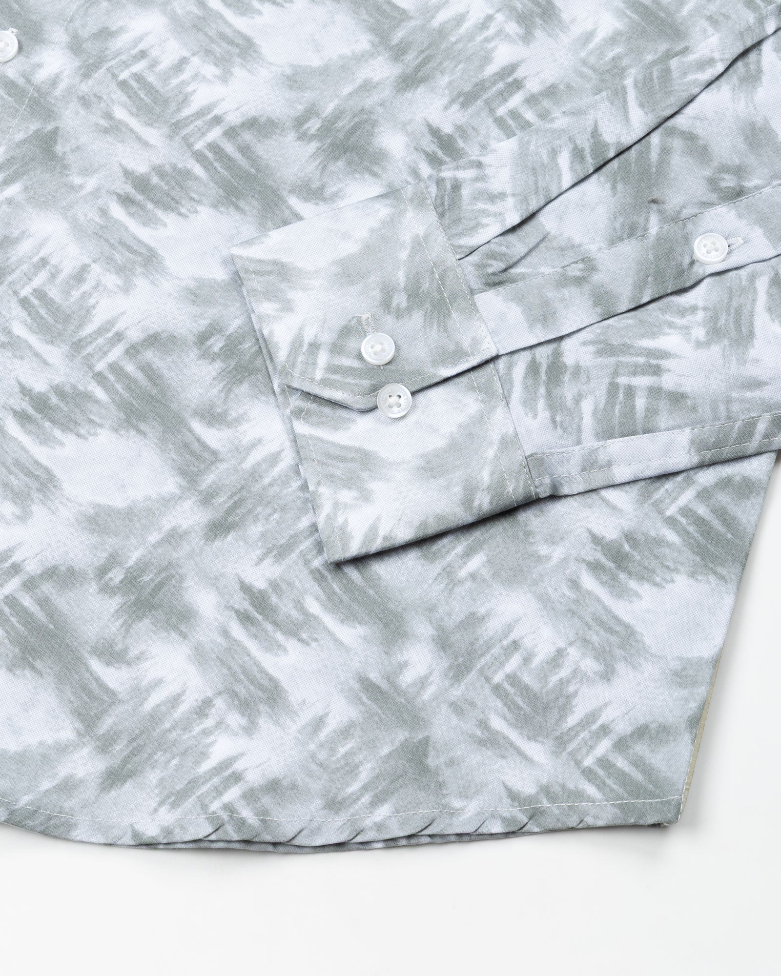 Rhanel Green Cotton Printed Shirt - John Ellies