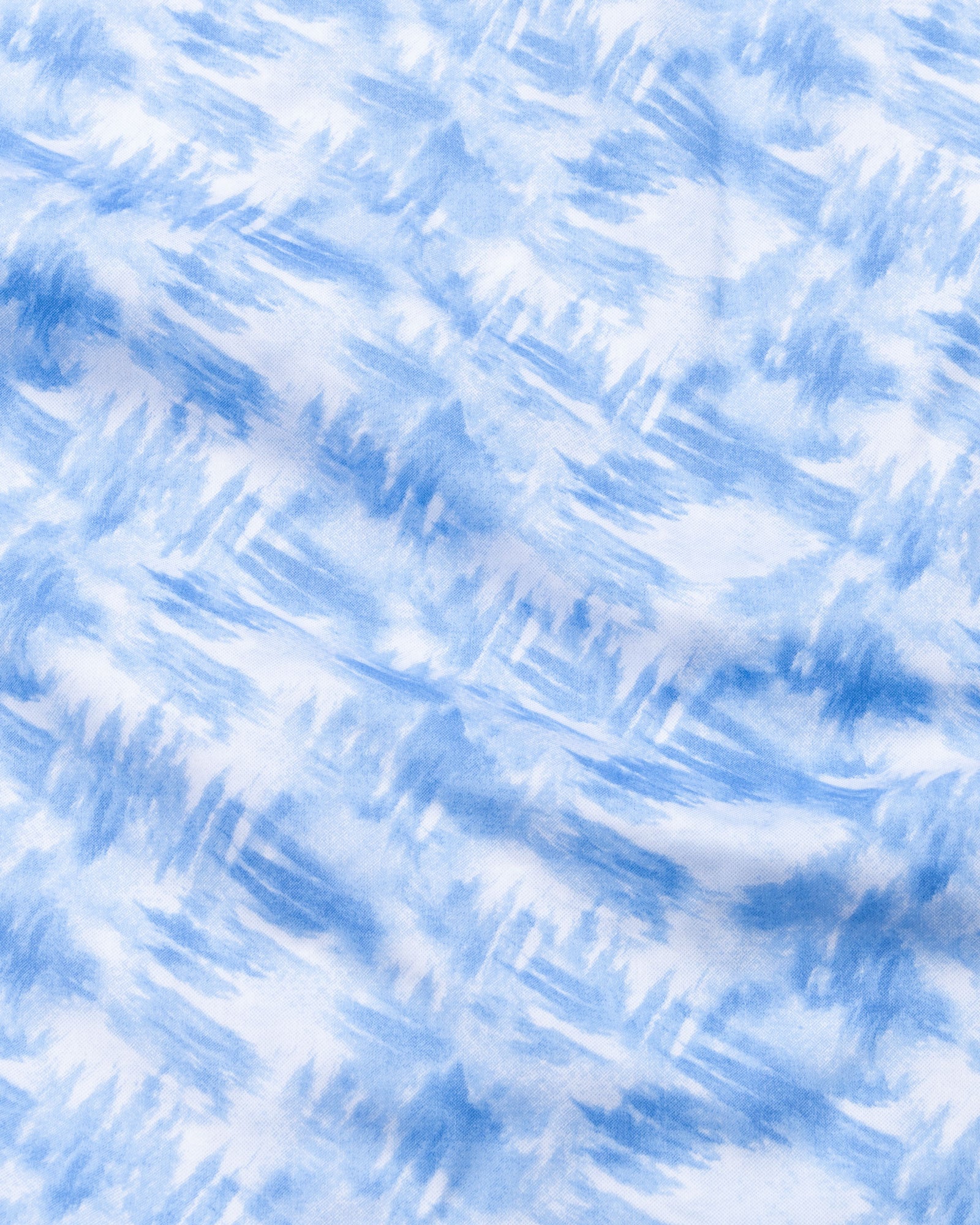 Rhanel Blue Cotton Printed Shirt - John Ellies