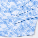Rhanel Blue Cotton Printed Shirt - John Ellies