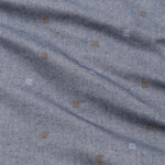 Eslen Navy Blue Oxford Cotton Printed Button Down Shirt - John Ellies