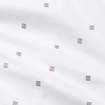 Eslen White Oxford Cotton Printed Button Down Shirt - John Ellies