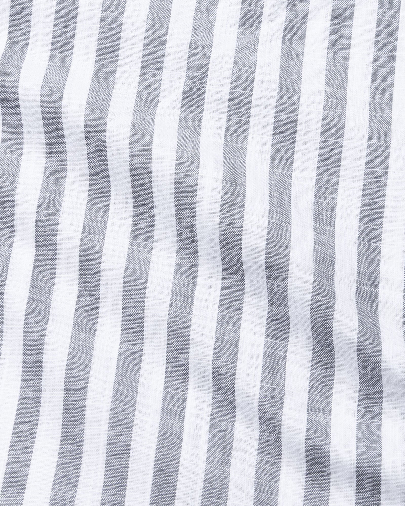 Mereux Black Stripe Linen Shirt - John Ellies