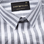 Mereux Black Stripe Linen Shirt - John Ellies