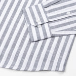Mereux Black Stripe Linen Shirt - John Ellies