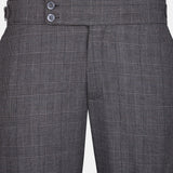 Sander Grey Checked Formal Italian Pant - John Ellies