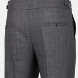 Sander Grey Checked Formal Italian Pant - John Ellies