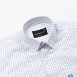 Mereux White Stripe Oxford Cotton Shirt - John Ellies