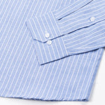 Mereux Blue Stripe Oxford Cotton Shirt - John Ellies
