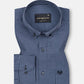 Tauren Grey Check Button Down Cotton Shirt - John Ellies