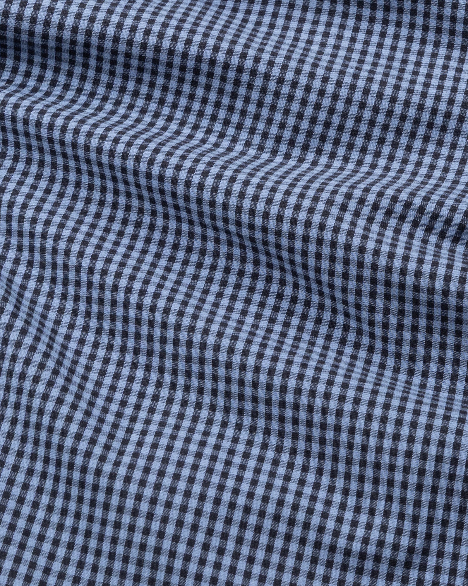 Tauren Grey Check Button Down Cotton Shirt - John Ellies