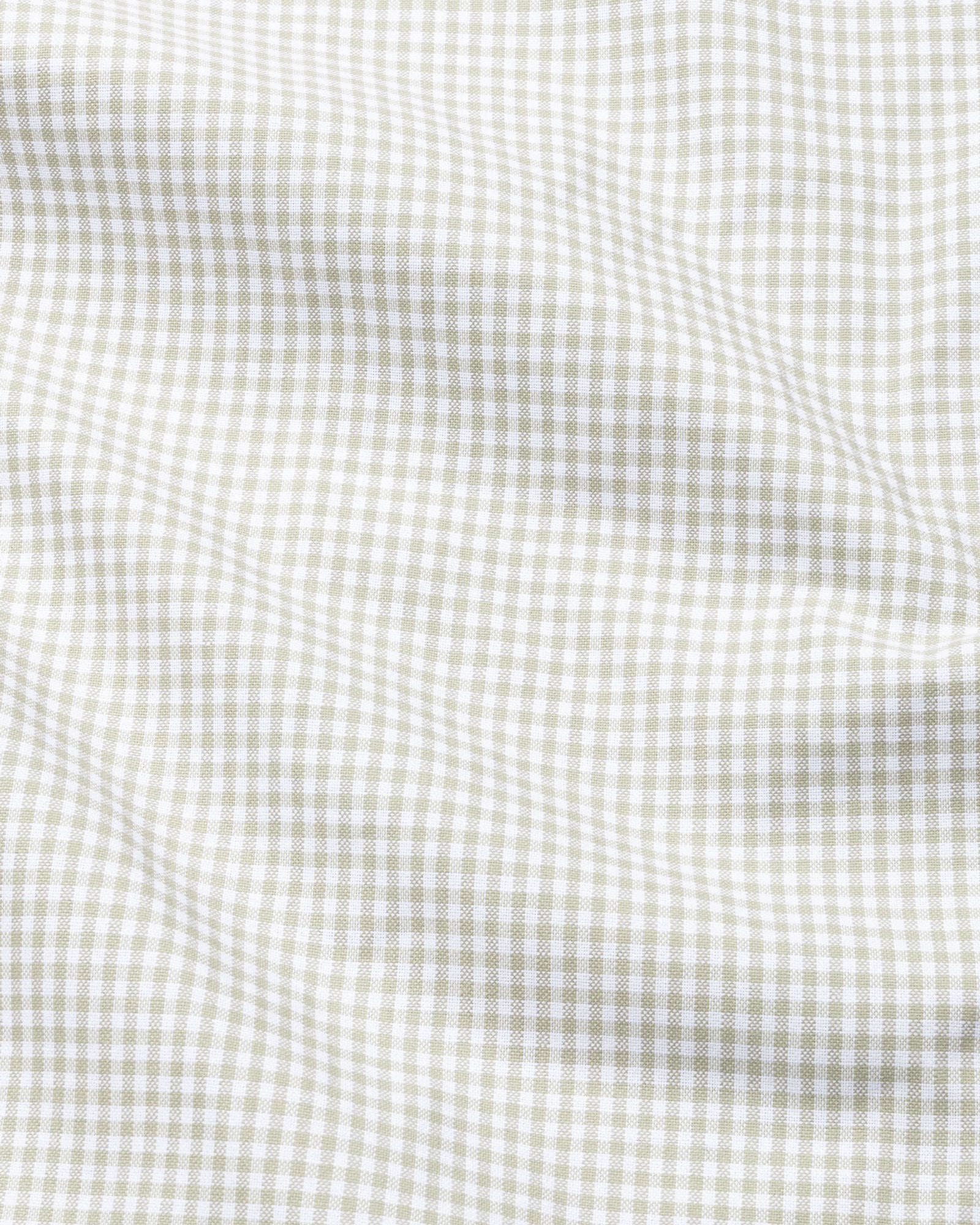 Tauren Olive Check Button Down Oxford Cotton Shirt - John Ellies
