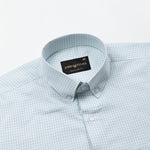 Tauren Green Check Button Down Oxford Cotton Shirt - John Ellies