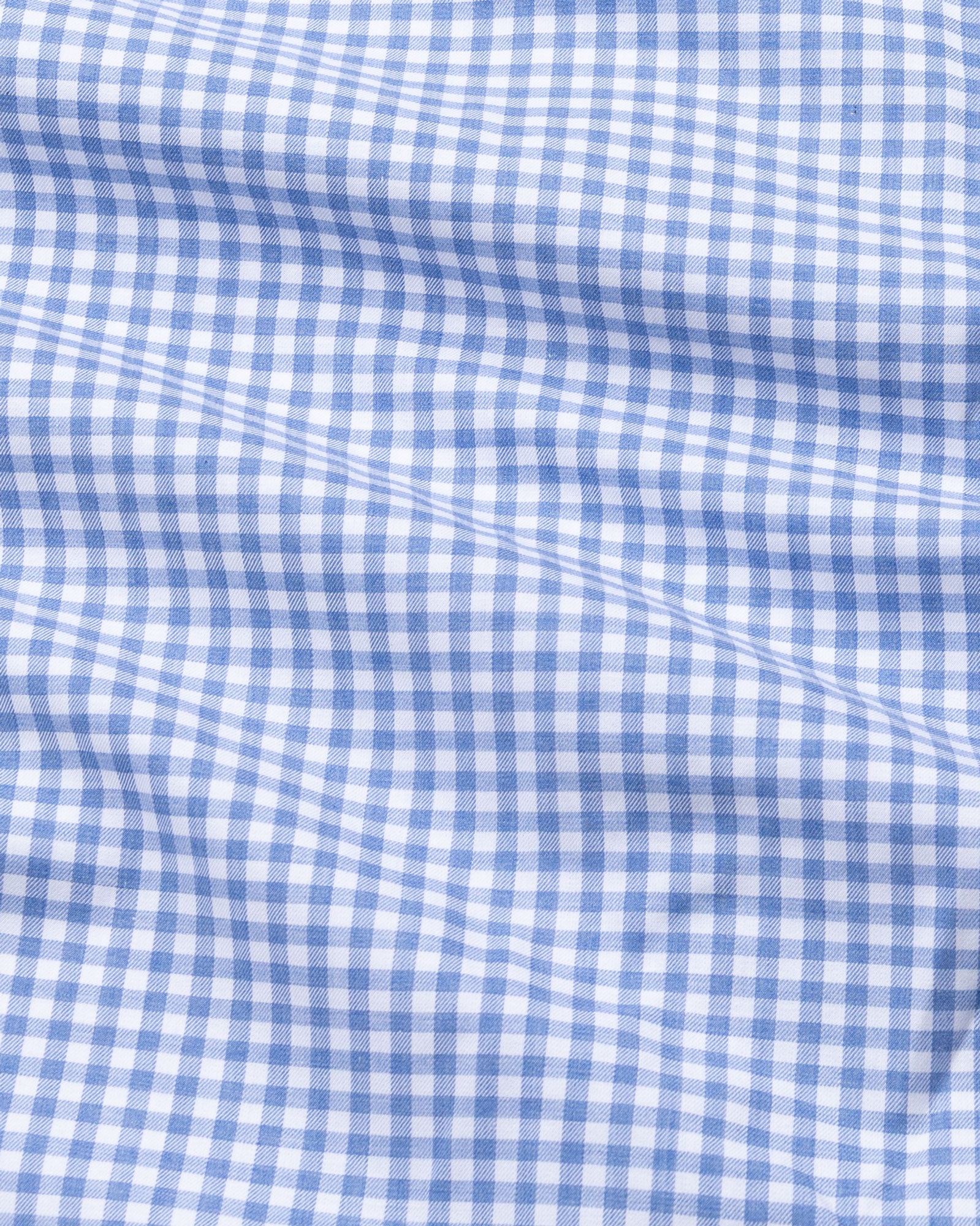 Tauren Blue Check Oxford Cotton Shirt - John Ellies