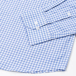 Tauren Blue Check Oxford Cotton Shirt - John Ellies