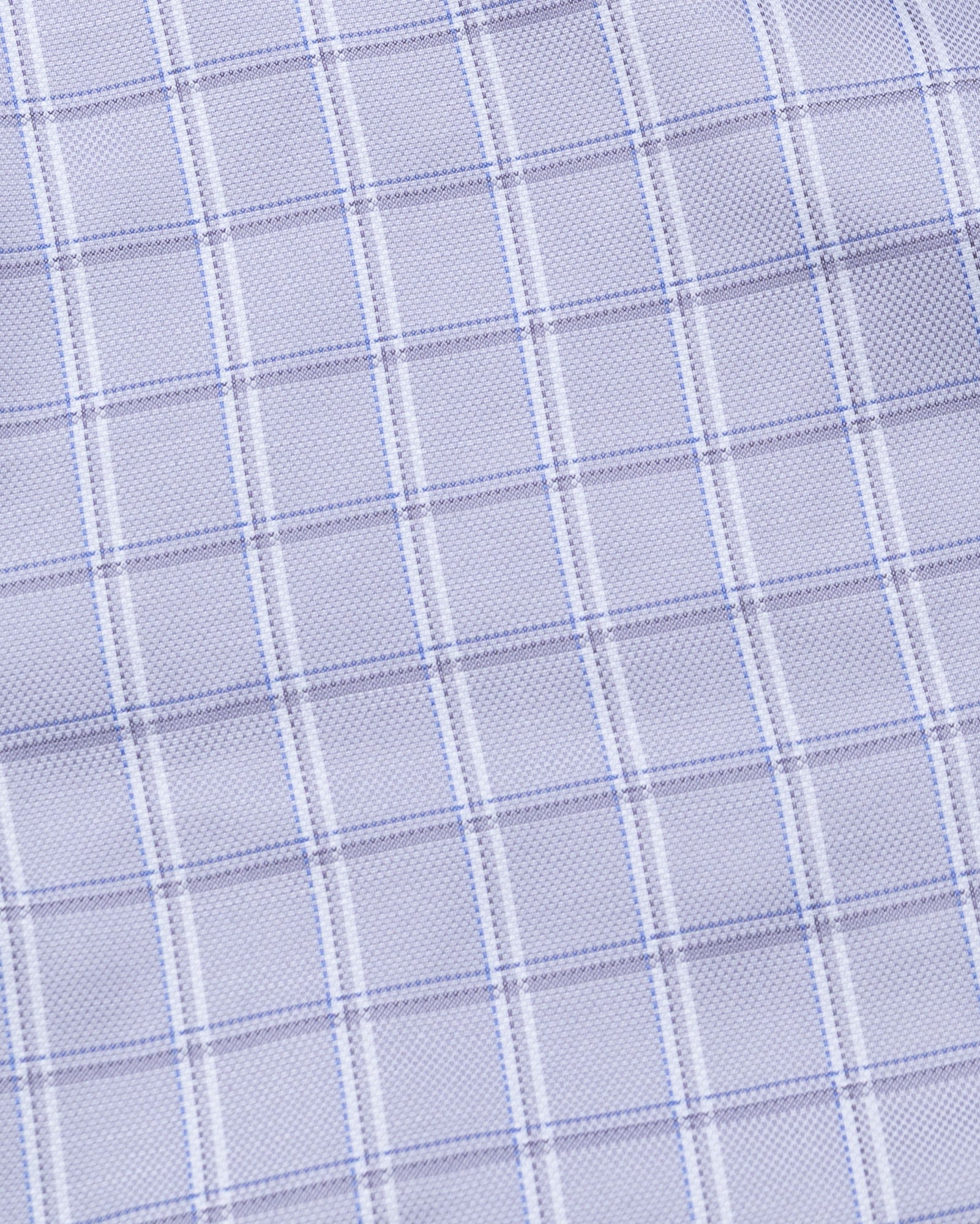 Ravn Purple Check Cotton Shirt - John Ellies