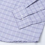 Ravn Purple Check Cotton Shirt - John Ellies