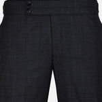 Sander Black Checked Formal Italian Pant - John Ellies