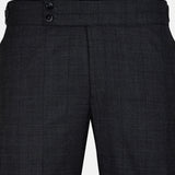 Sander Black Checked Formal Italian Pant - John Ellies