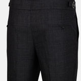 Sander Black Checked Formal Italian Pant - John Ellies