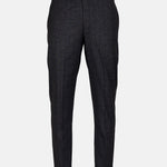 Sander Black Checked Formal Italian Pant - John Ellies