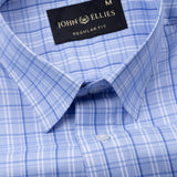 Ravn Blue Check Cotton Shirt
