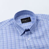 Ravn Blue Check Cotton Shirt