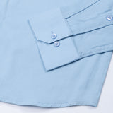 Arvoth Sky Blue Cotton Textured Shirt